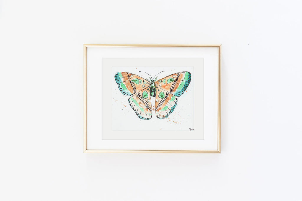Luna Moth - Watercolor Wings Collection