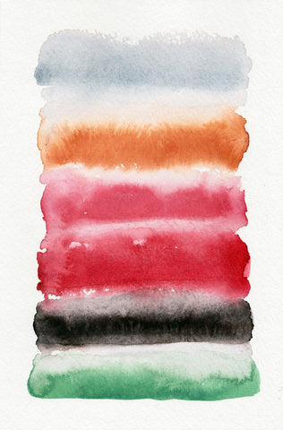 Apple Picking Transition - Watercolor Abstractions