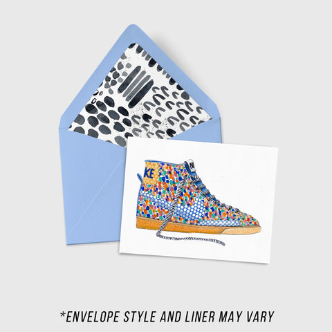 Confetti  - Sneakers Collection - A2 Card