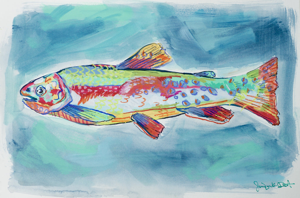 Confetti Rainbow Trout - Little Fishes Collection
