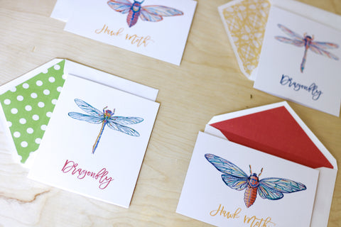 Mixed Little Bugs Greeting Card Set 3