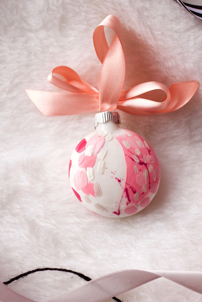 Bubblegum No. 4  - Hand Painted Holiday Ornament - Holidays 2016