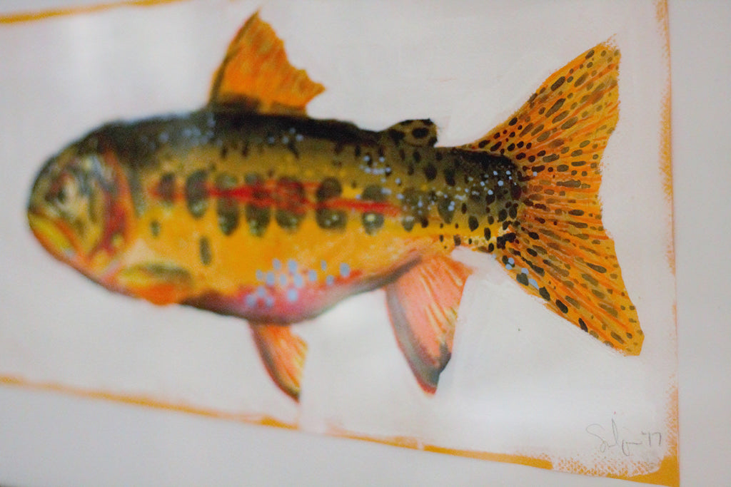 Smoke Skies Brown Trout - Little Fishes Collection
