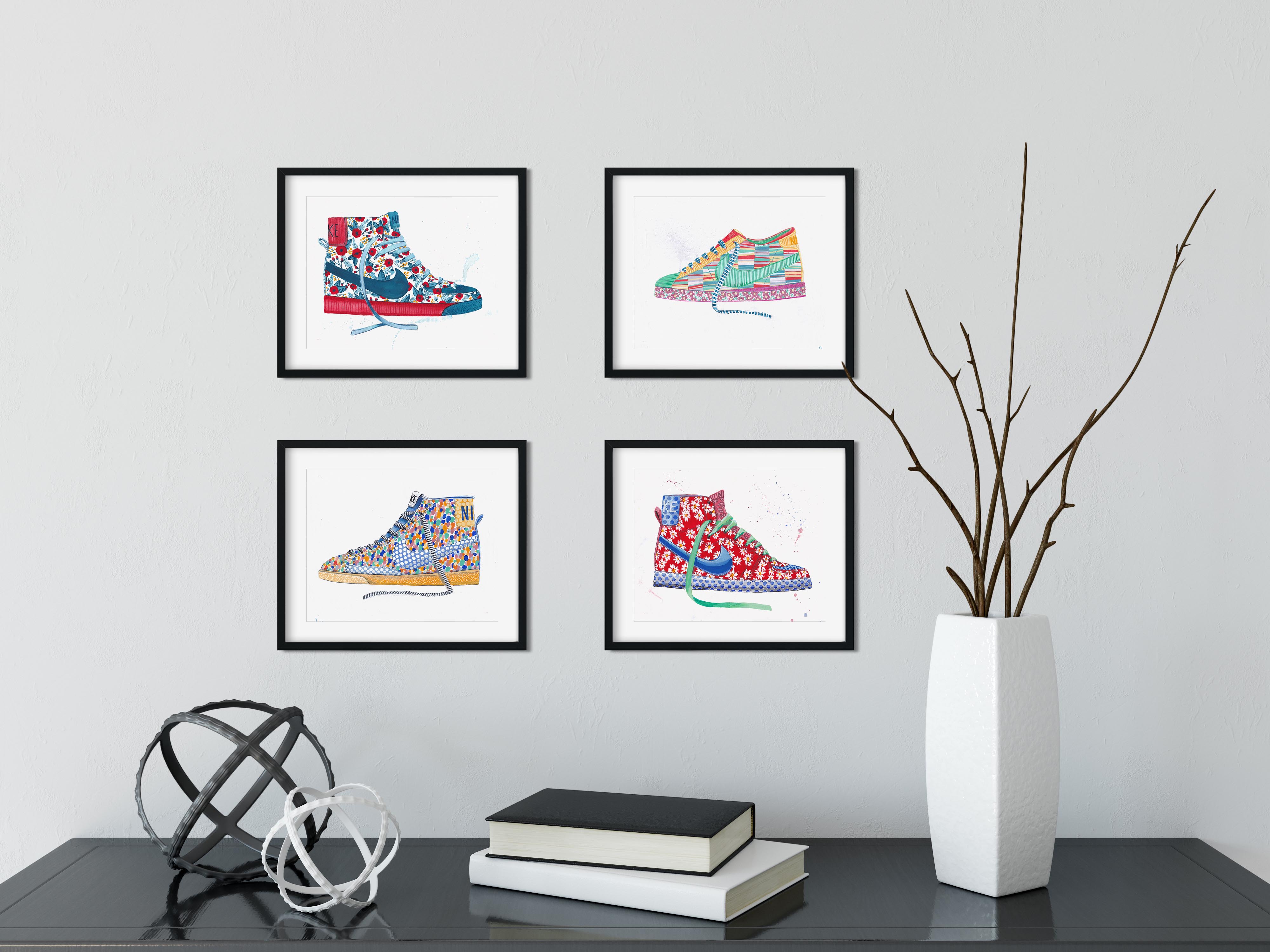 Designer Sneaker Collection Sneaker Print Collection - Limited Edition Set - Sneakers Collection ...