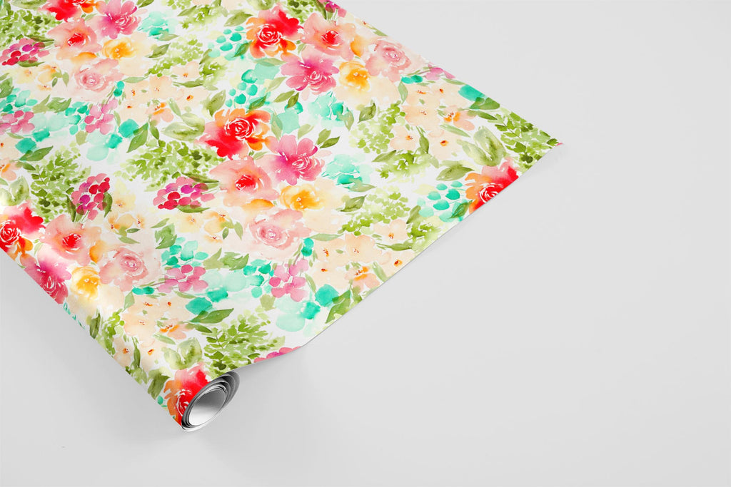 Summer Roses Wrapping Paper - Wildflowers Collection