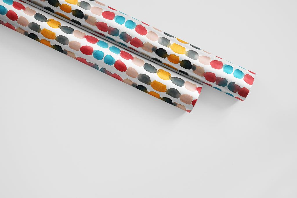 Sunrise Dots Wrapping Paper - Abstraction Collection