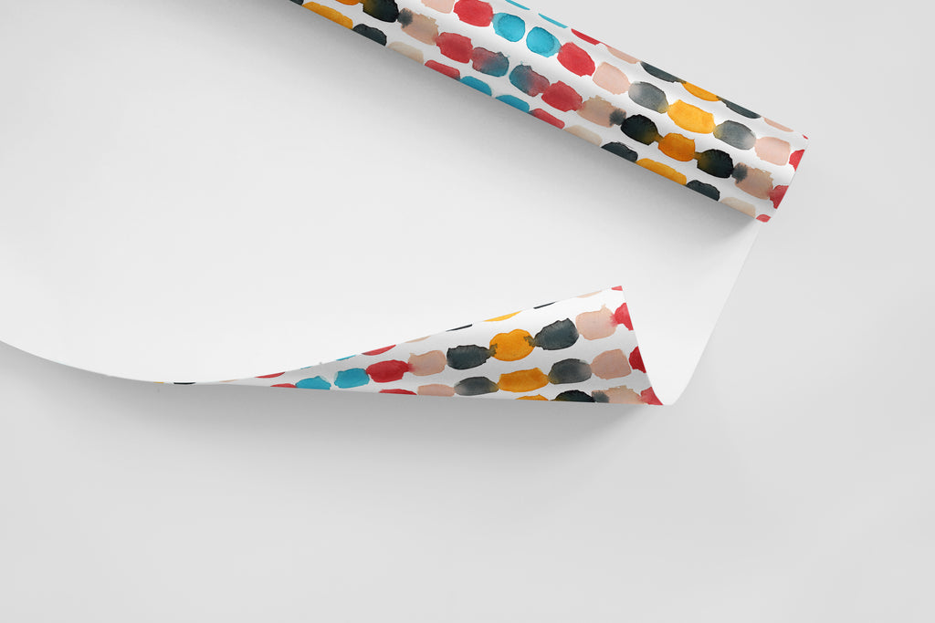 Sunrise Dots Wrapping Paper - Abstraction Collection