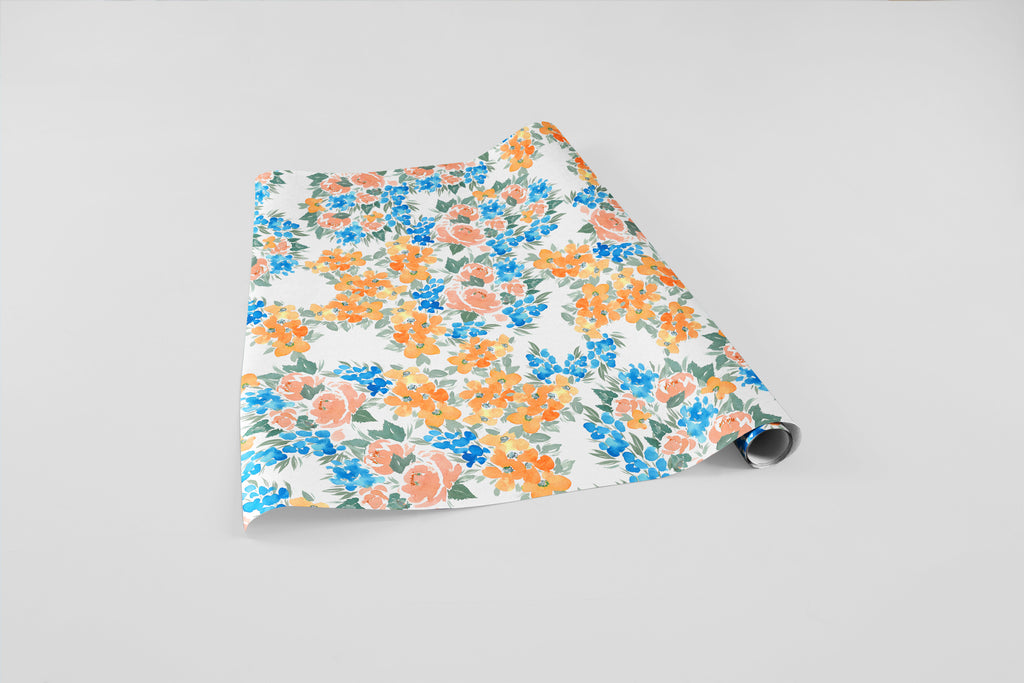 Summer Peonies Wrapping Paper - Wildflowers Collection