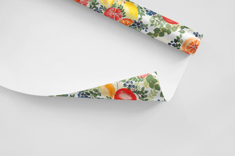 Winter Citrus Wrapping Paper - Citrus Collection