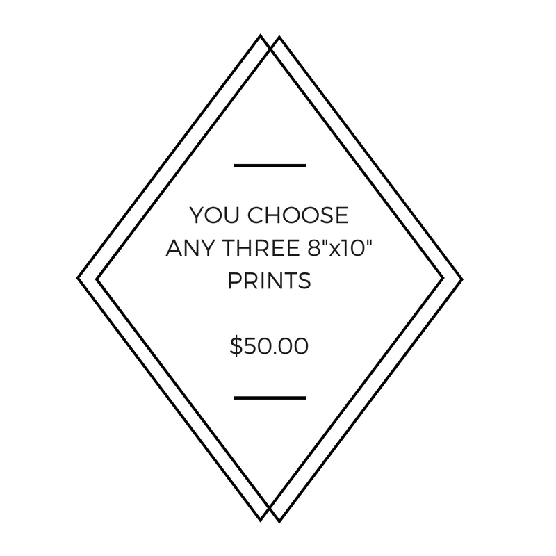Any Three 8" x 10" Little Fishes Prints - You Choose!