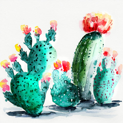 Watercolor Cacti 2 - Cactus Collection