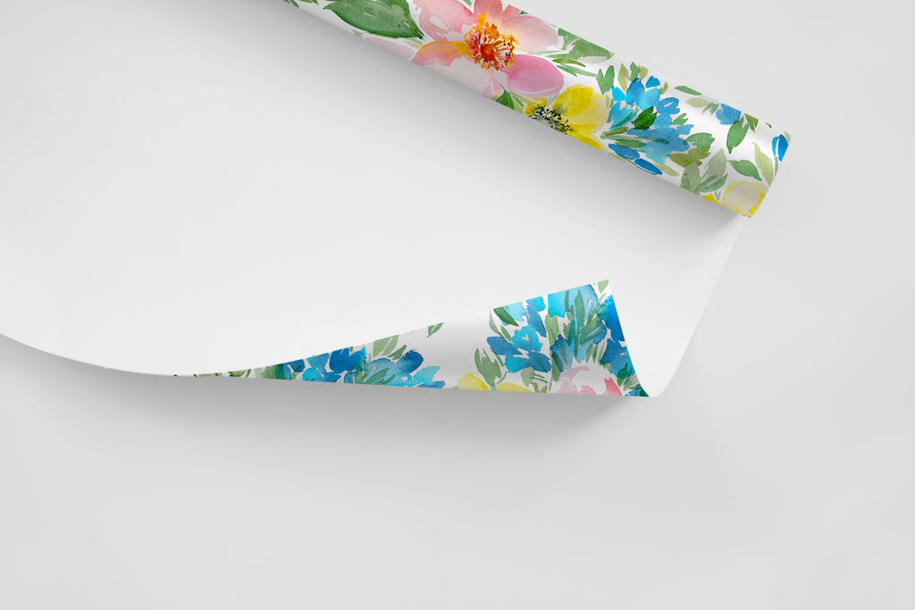 English Garden Wrapping Paper - Wildflowers Collection