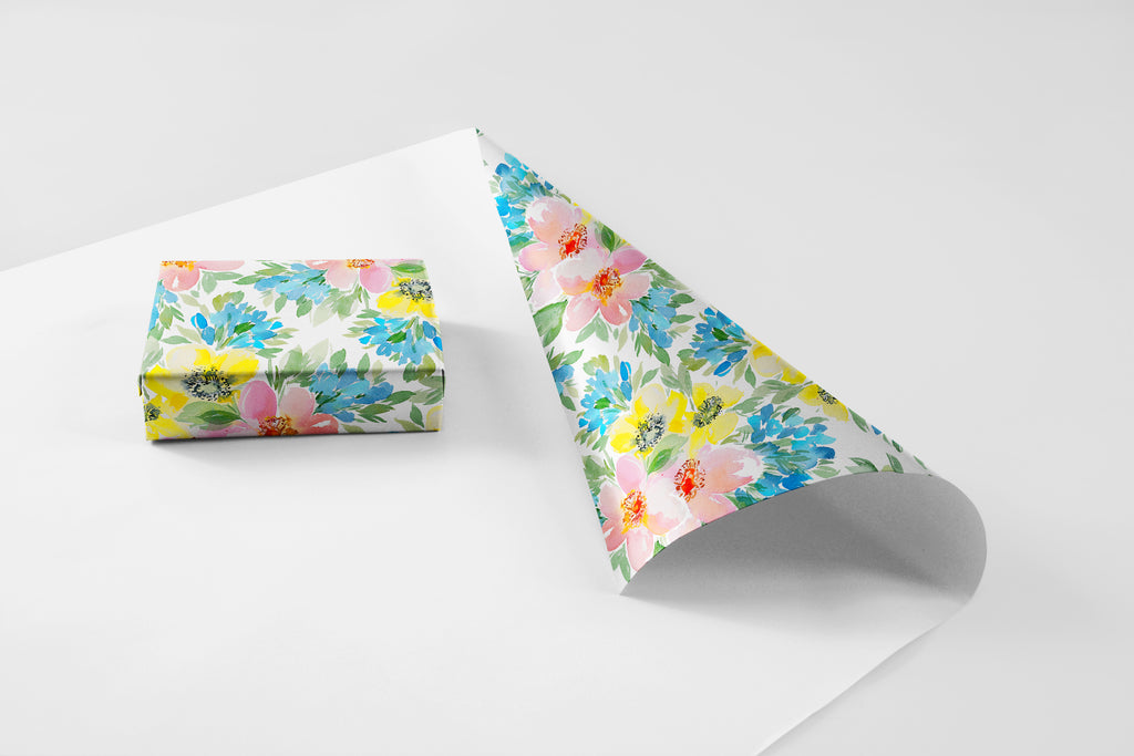 English Garden Wrapping Paper - Wildflowers Collection