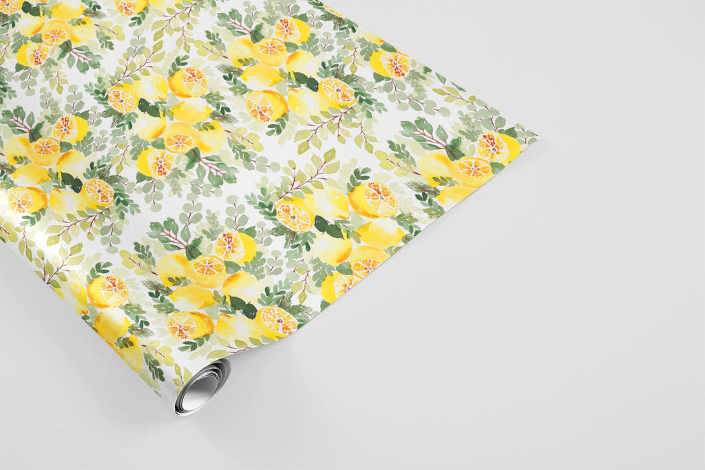 Lemon Squeeze Wrapping Paper - Citrus Collection