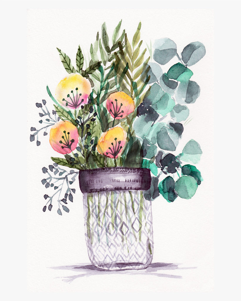 Diamond Jar Blooms - Wildflowers Collection