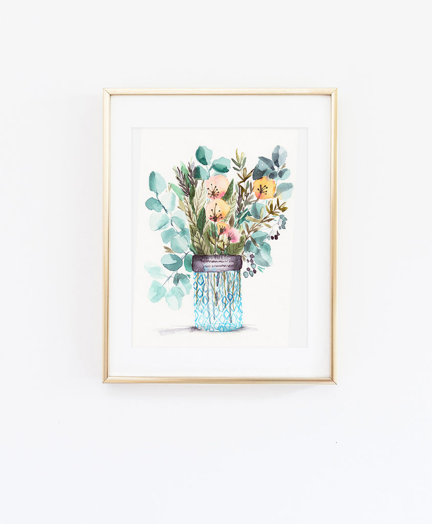 Eucalyptus and Dandelion Blooms - Wildflowers Collection