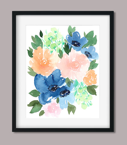 Midnight Anemone - Wildflowers Collection